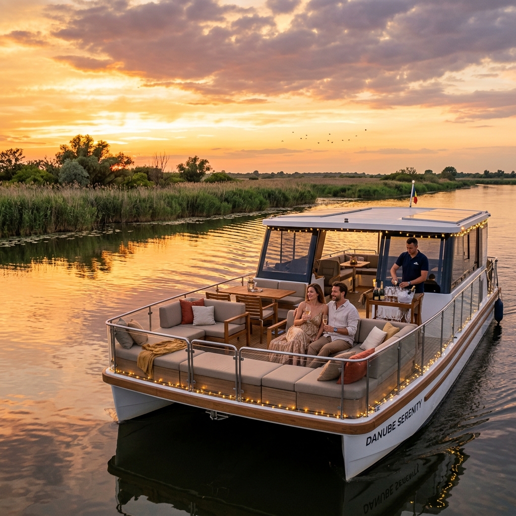 Excursie cu barca în Delta Dunării